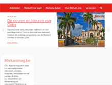 Tablet Screenshot of markantvzw.be